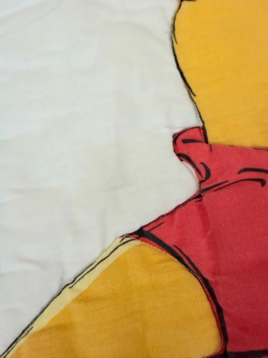 Vintage 1994 Disney Winnie the Pooh Crib Blanket Quilt- Tigger - Piglet - Eeyore - Picture 9 of 15